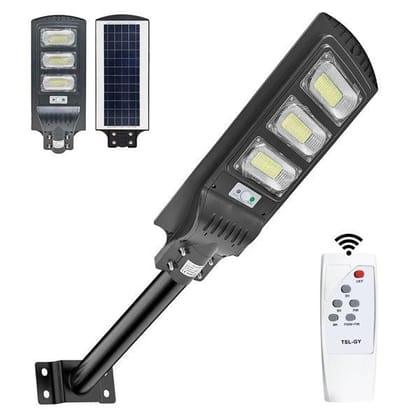 90 Watt Solar Street Light (White Light)-With Pole