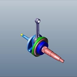 Crankshaft Complete Assembly - Xoom - 13000AAWK00S