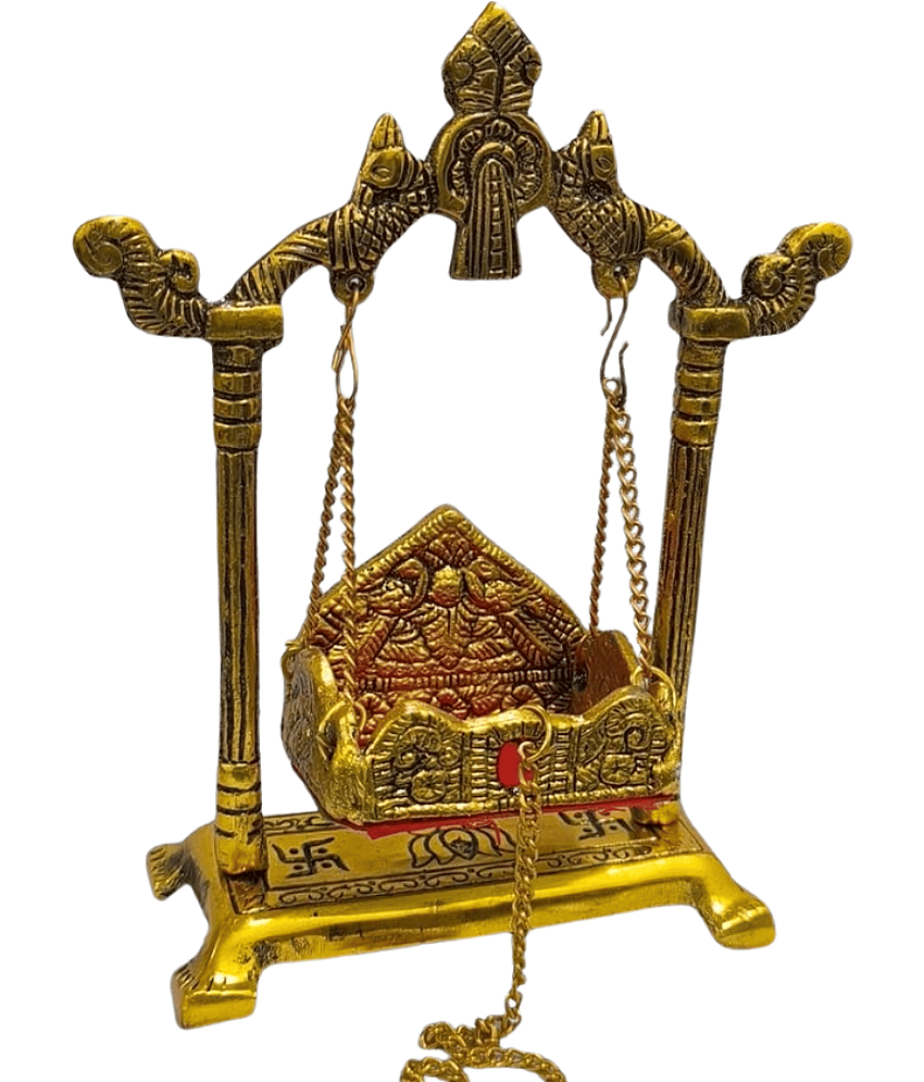 Neo Classic Aluminium Laddu Gopal Idol ( 20 cm )