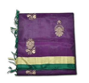 Elegant Embroidered Silk Saree