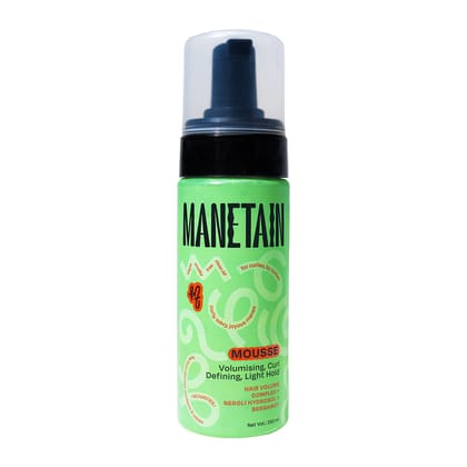 Manetain Volumizing Curl Defining Light Hold Mousse Hair Mask - 150 ml Manetain Volumizing Curl Defining Light Hold Mousse Hair Mask - 150 ml