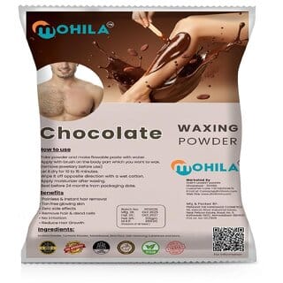 Mohila Hair Removal Chocolate Wax Powder for Men  Women  Painless Body Hair Removal Wax Powder Pack of 1 (100 gm)