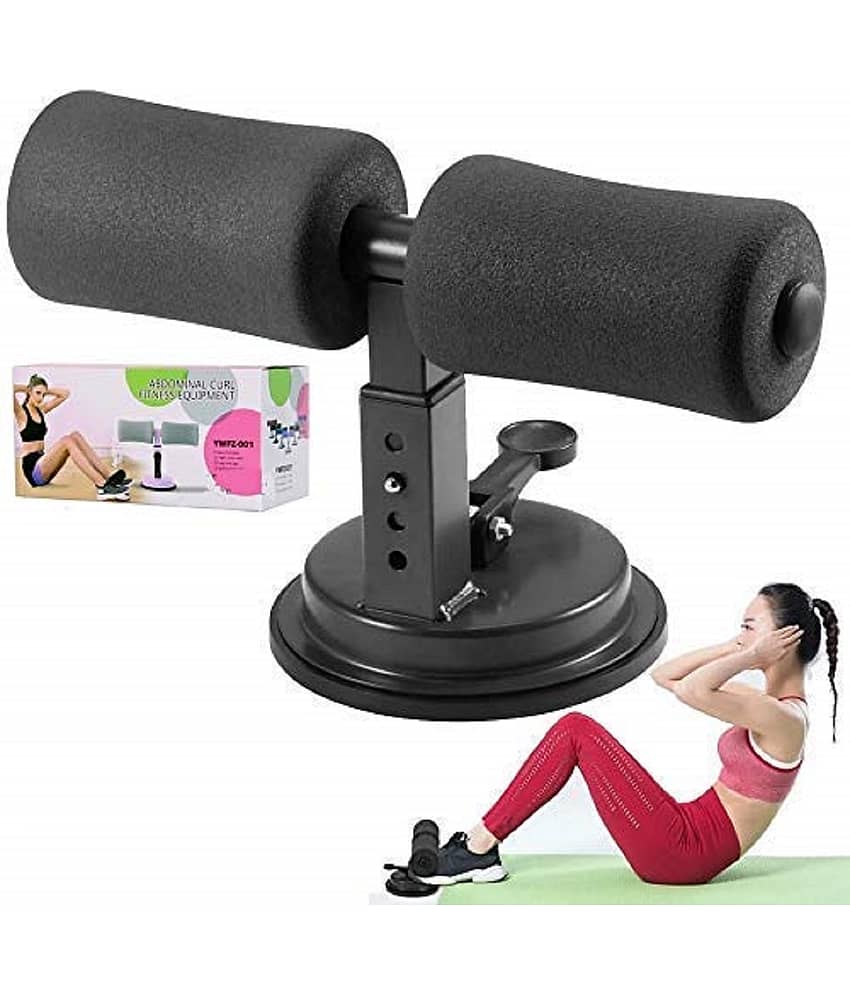 Saleh Sit-Up Bar With Foam Handle and Rubber Suction Seat Up Fitness Equipment Sit-ups and Push-ups Assistant Device For Weight Lose Gym Workout (Multicolor)