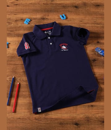 3PIN Pack of 3 Boys Cotton T-Shirt ( Navy )