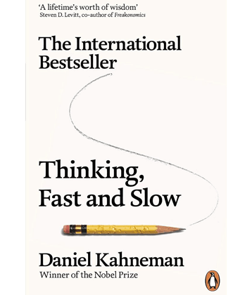 THINKING FAST AND SLOW BY DANIEL KAHNEMAN.THE INTERNATIONAL BESTSELLER DANIEL KAHNEMAN.PAPERBACK EDITION.