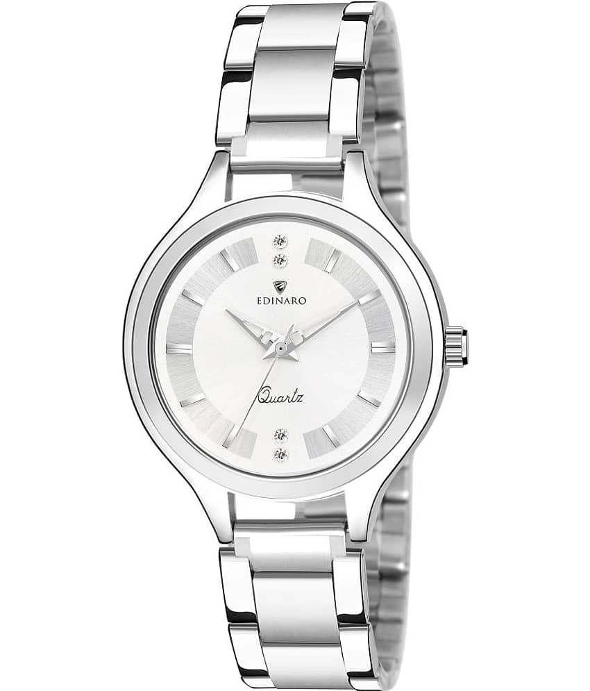 EDINARO Stainless Steel Round Womens Watch