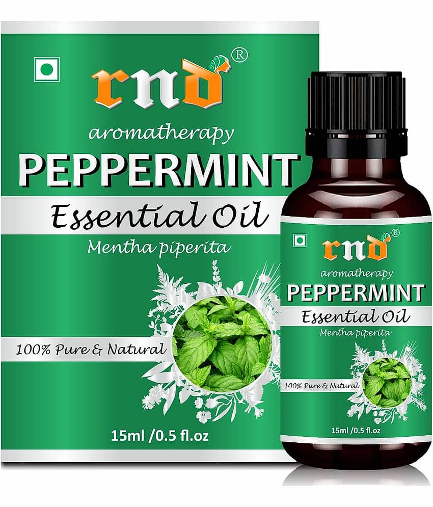 Peppermint Essential Oil (15ML) 100% Pure Natural & for Aromatherapy, Skin, Acne & Hair Growth