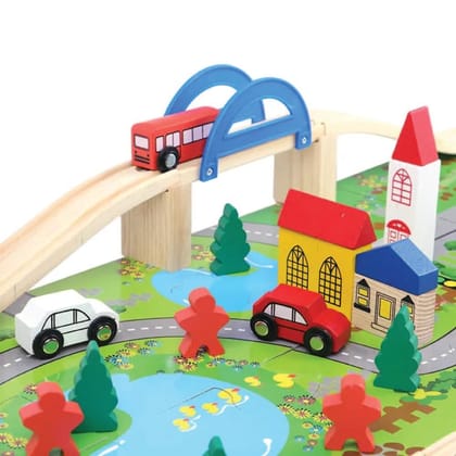 Train/Car Track Set for Kids