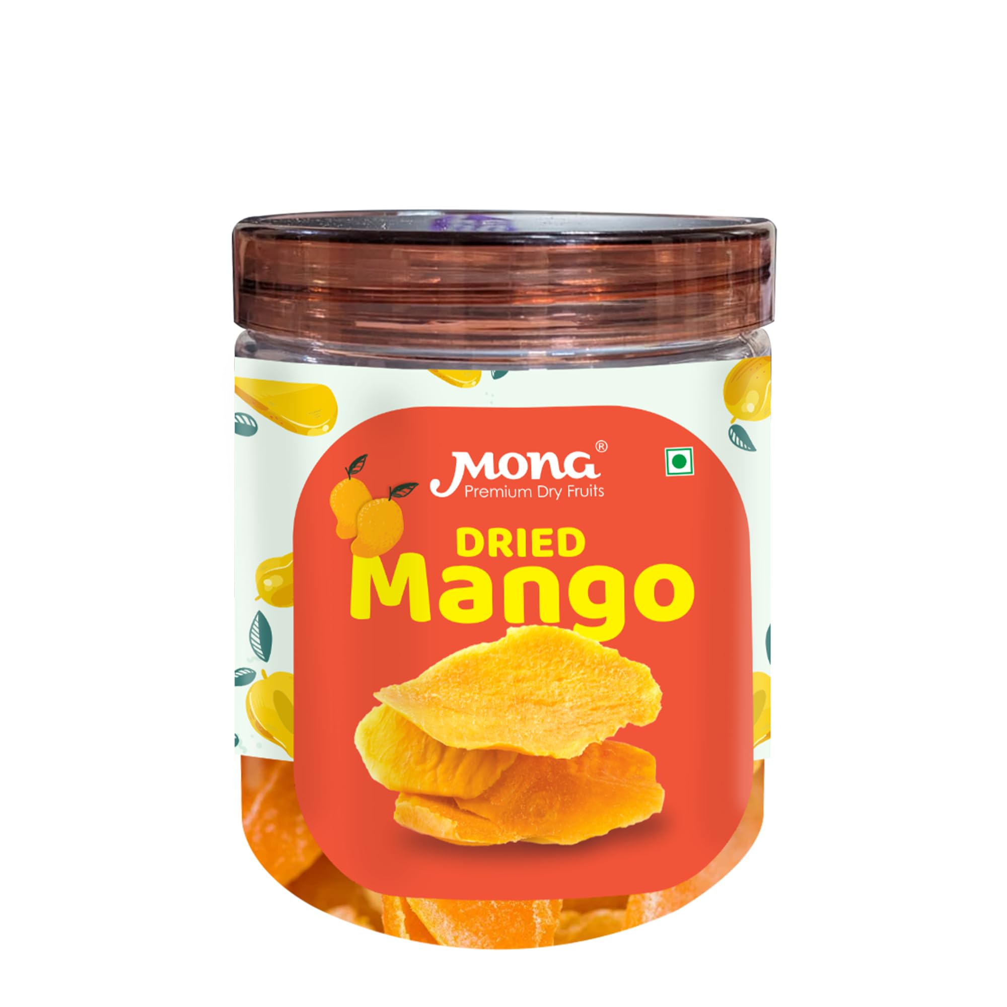 Mona Premium Dried Mango Slices - Sweet & Tangy Healthy Snack | Pure Dried Fruit