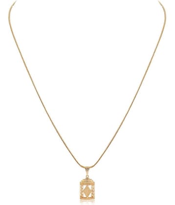 Gilher Gold Plated Daily Wear Pendent Chain For Women And Girls