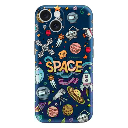 Space Equipment  Iphone 15 Plus  Premium Emboss cover