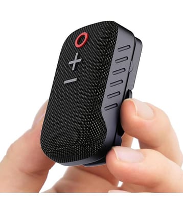 Portronics Talk Three 2 W Bluetooth Speaker Bluetooth V 5.3 with Call function Playback Time 10 hrs Black