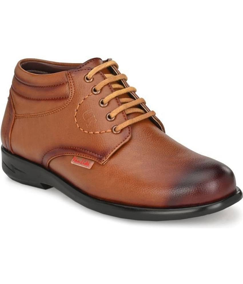 YOU LIkE - Tan Men's Formal Shoes