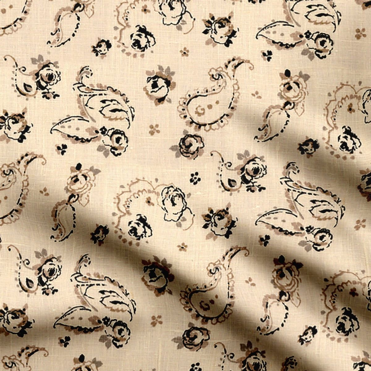 Ink paisley-Cotton