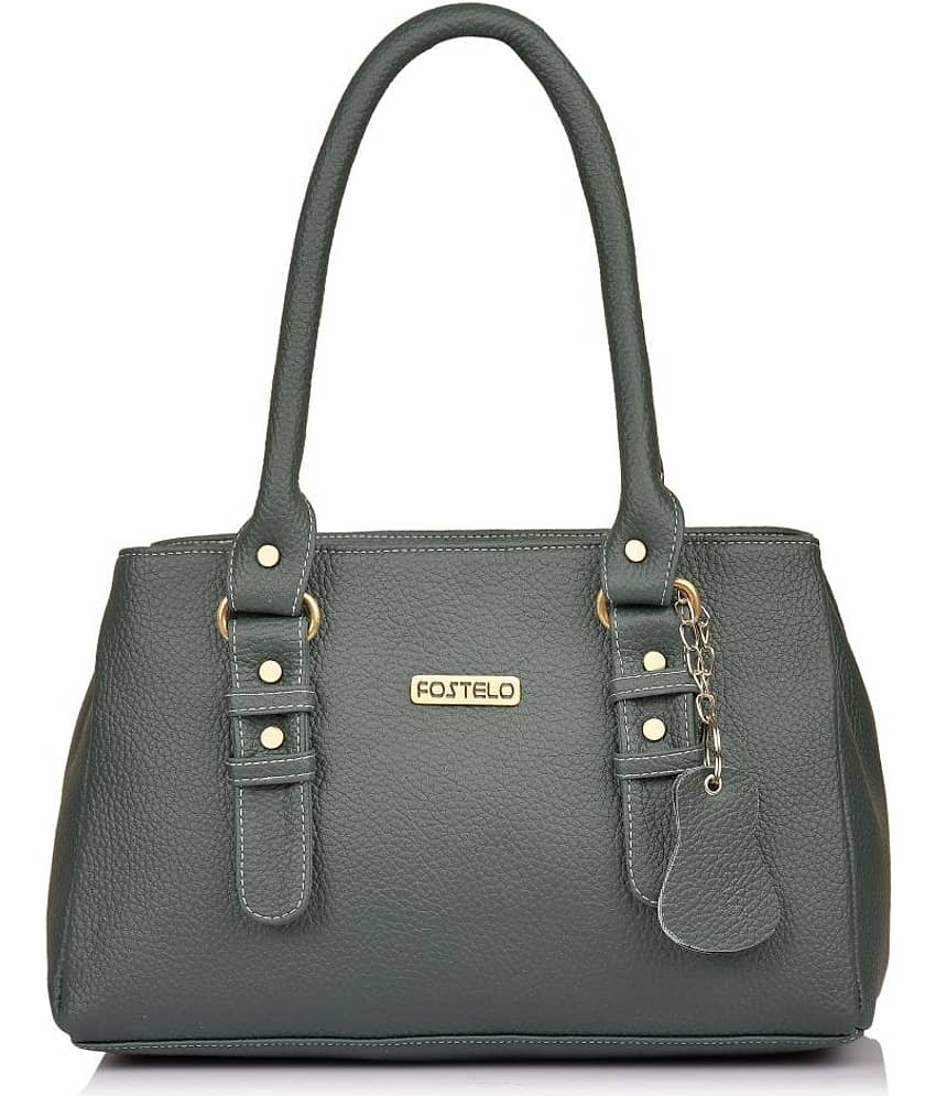 Fostelo - Green  PU Shoulder Bag