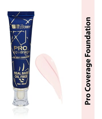 Beauty Berry- Cream Light Matte Foundation 40g (Shade - 01)