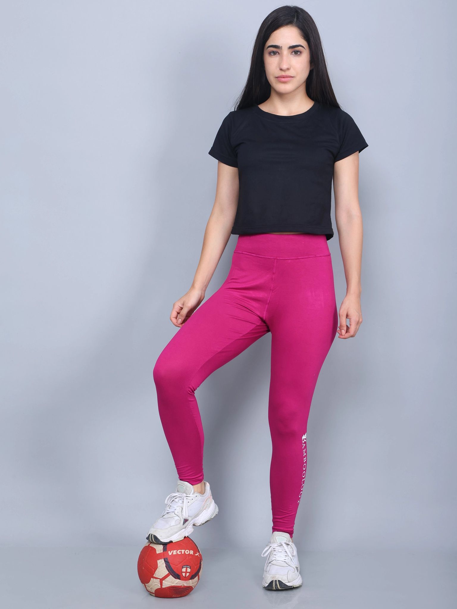 Bamboo Fabric Yoga Pant Bold | Fuchsia