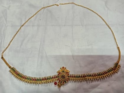 Elegant Gold Plated Necklace and Earring Set