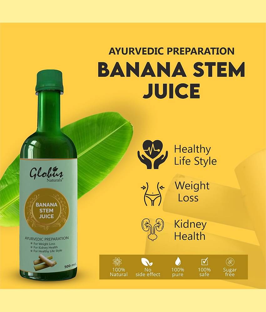Globus Naturals Banana Stem Juice Nutrition Drink 500 ml