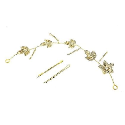 Gold Plated Fancy Party Tiara & Hair Pins