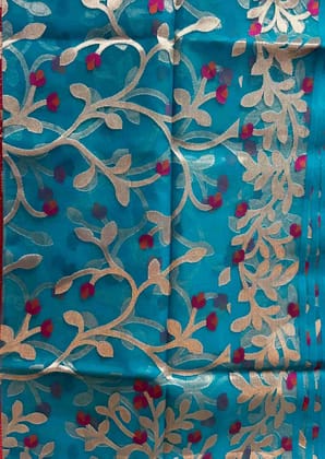 Organza Muslin Floral Minakari