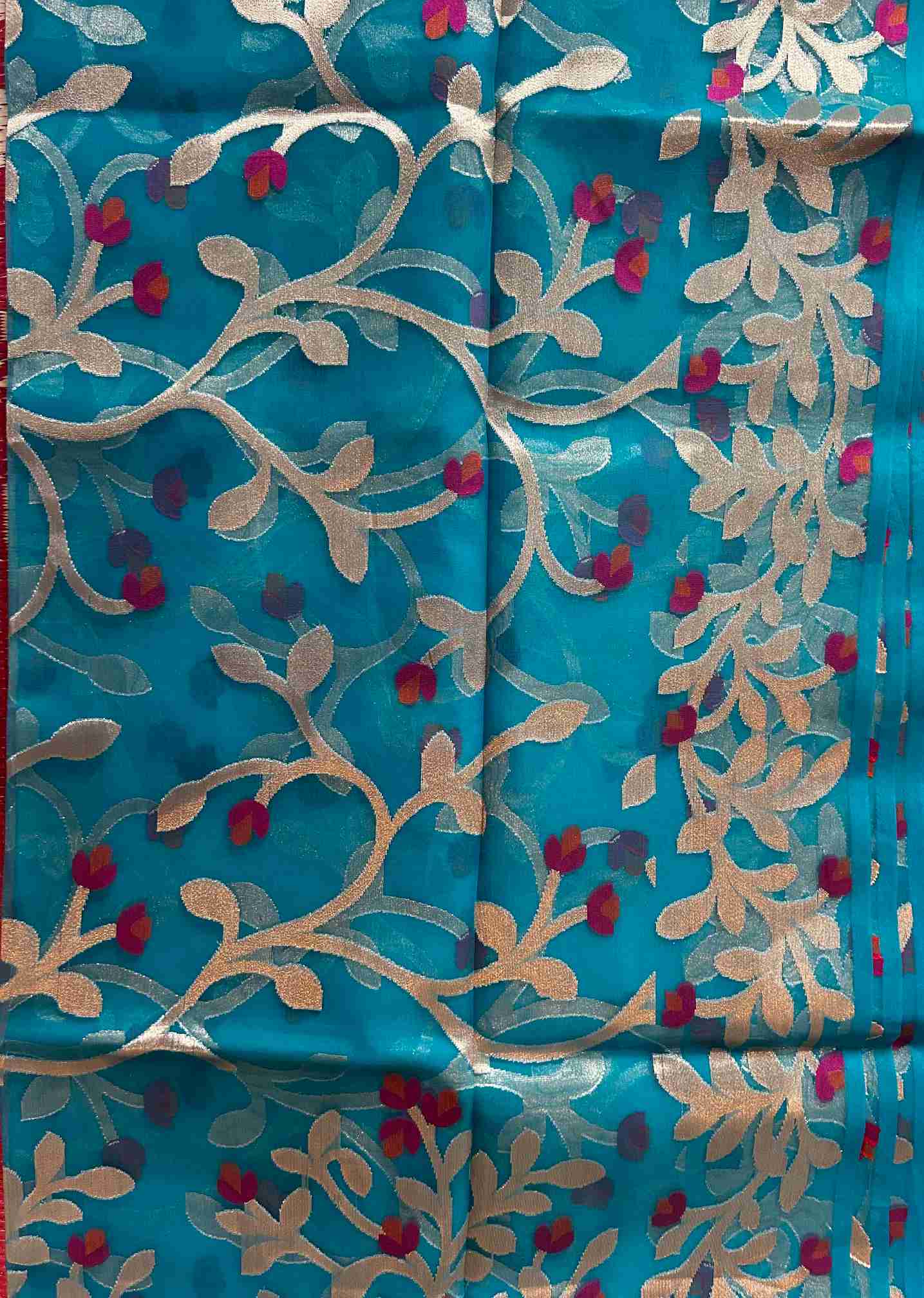 Organza Muslin Floral Minakari