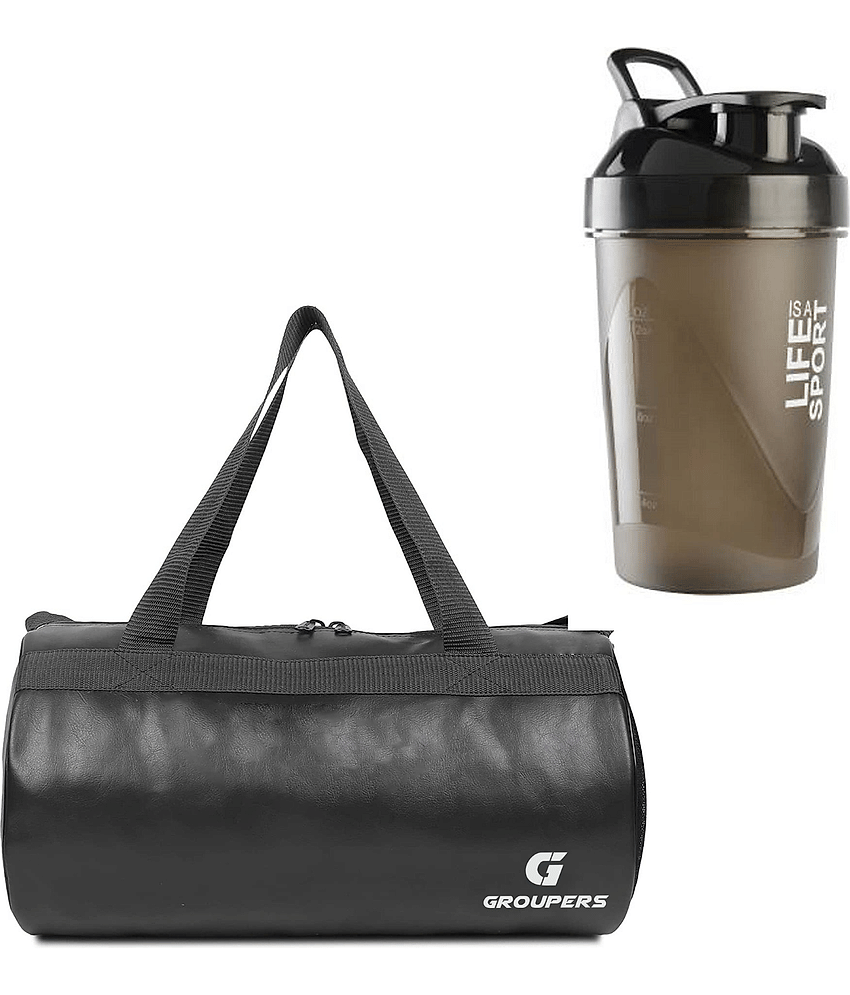 GROUPERS P.U. BLACK 20 Ltrs Gym Bag