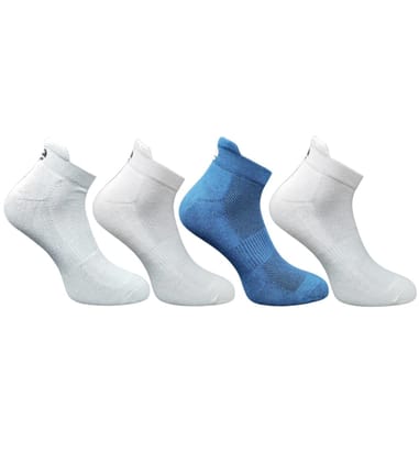 4_Pair Set Unisex Casual Cotton Printed Ankle Length Socks (Multicolor)-PID63495