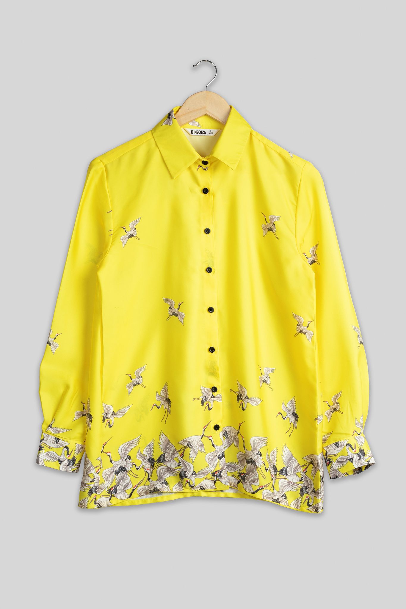 Bestselling Designer Bird Shirt For Women-XXS / Daffodil Yellow / SH0030-DPLZ00171-2.1-NIL-NIL-NIL-NIL-THY08-FS001-NIL-BT0015-12-NIL-NIL