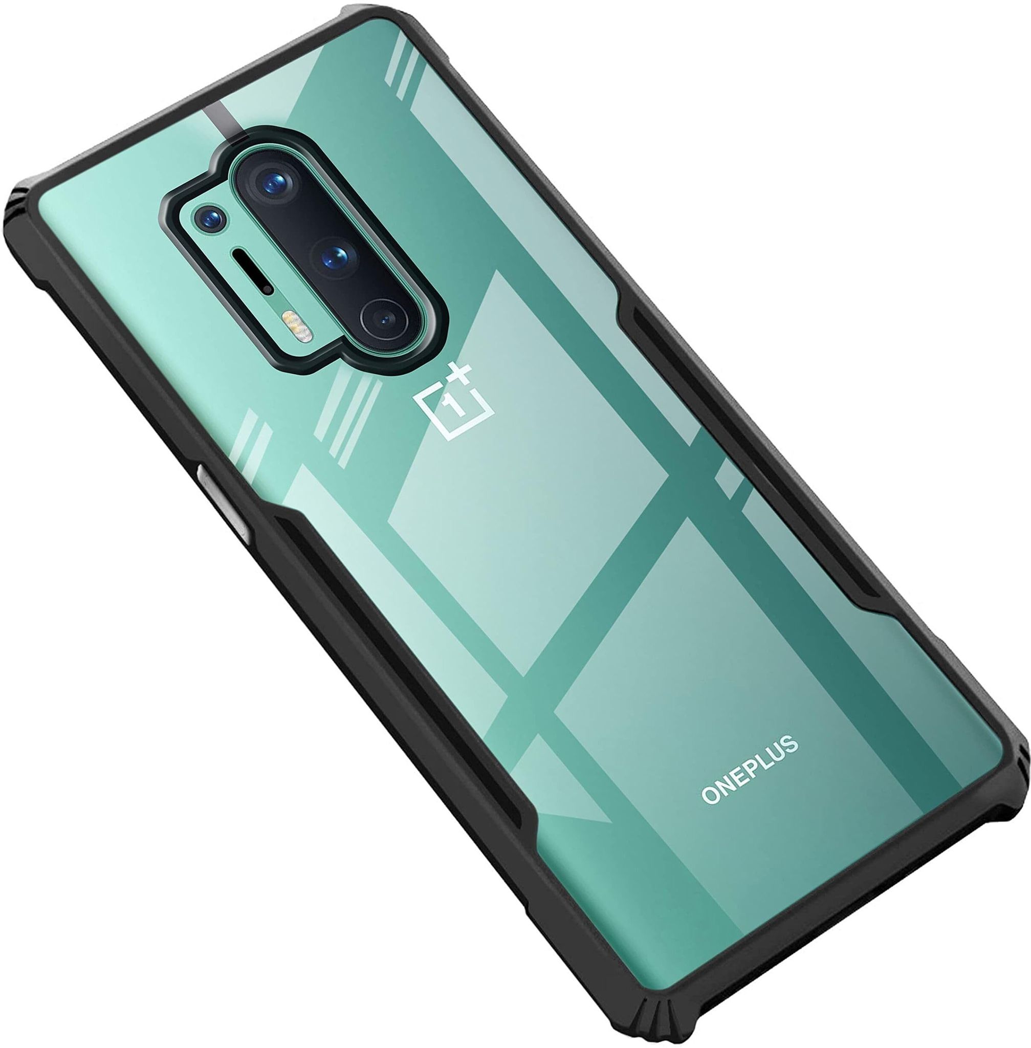 PLUGTECH Slim Shockproof Case | Matte Black Soft | Drop Protection | Precise Cutouts | Premium Mobile Cover for OnePlus 8 Pro
