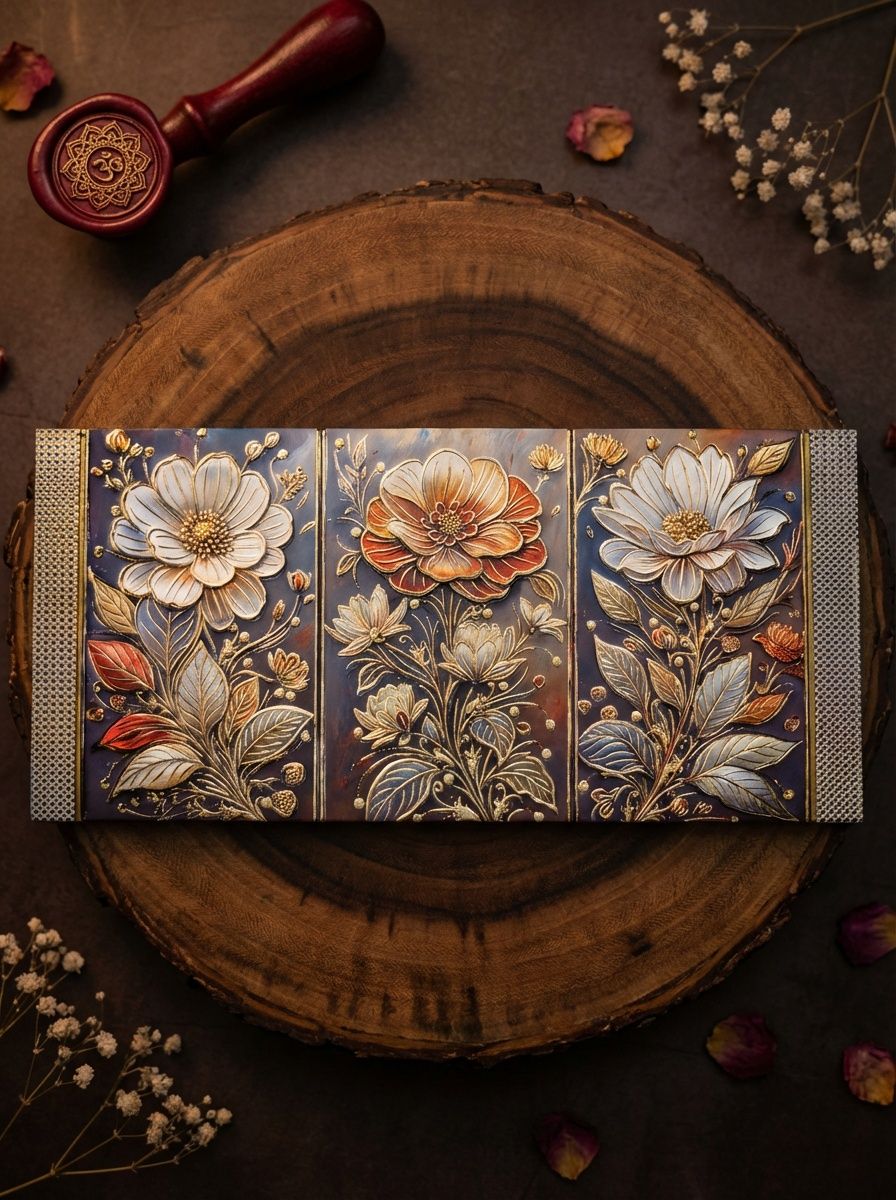 The Artisan Bloom Envelope – Elegant Modern Money Envelope for Stylish Gifting