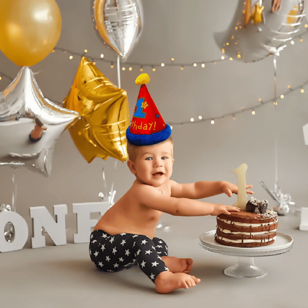 1st B'day Boy Faux Hat - Party and Festive Needs | Buy online on ZillyBuy