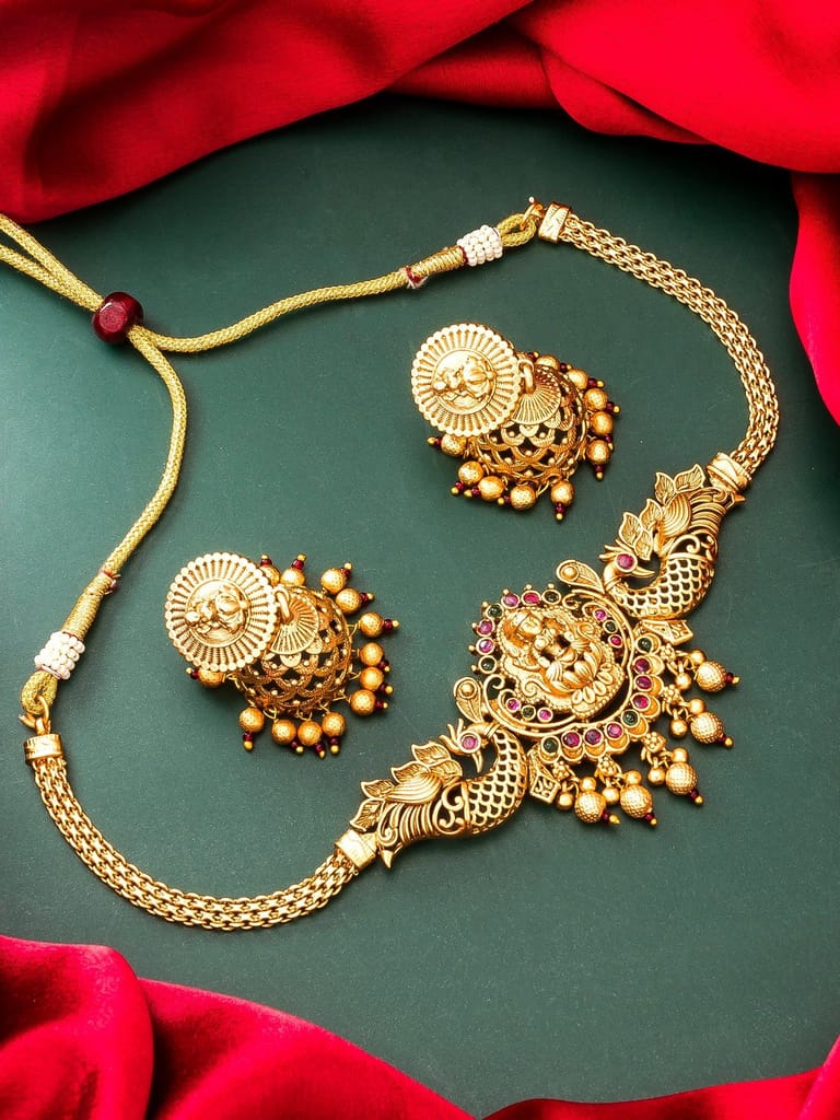 Morison Golden Radiance Necklace Set Shine Bright, Shine Bold - Jewellery Sets | Buy online on ZillyBuy