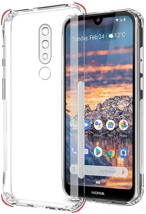 PLUGTECH TPU Ultra Hybrid Clear Camera Protection Back Cover Case for Nokia 4.2