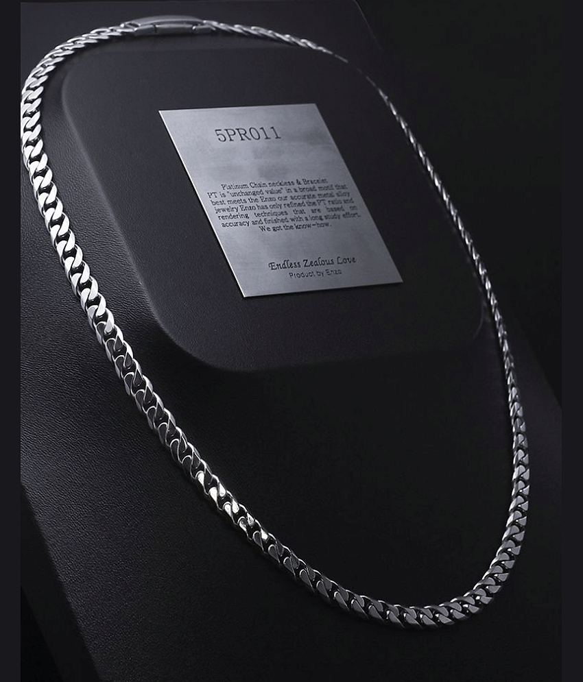 Abrexo Silver Plated Brass Chain ( Pack of 1 )