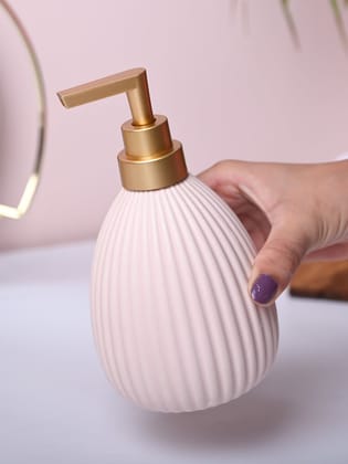 Pink Charm Soap Dispenser - Cylindrical Shape