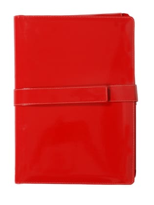 Sukeshcraft Dak File Folder with Belt Patent (Red)
