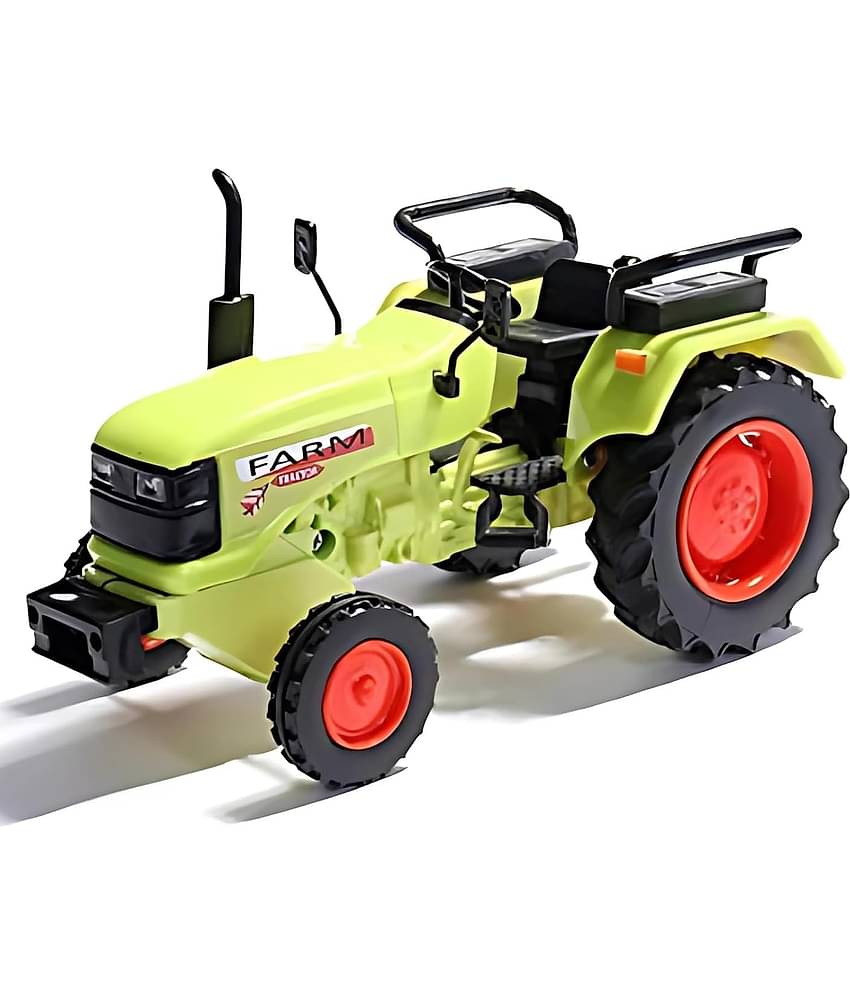 Farm Tractor Toy Tractor for Kids Made of Plastic Pack of 1 (Multicolor)