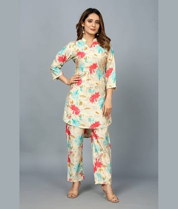 SARRAS Women Printed Kurta With Trousers Co-Ord Set ( Multi Color )