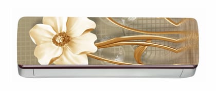 DreamKraft Decorative Flower AC Sticker (Multicolor PVC Vinyl, 30cm X 91cm)