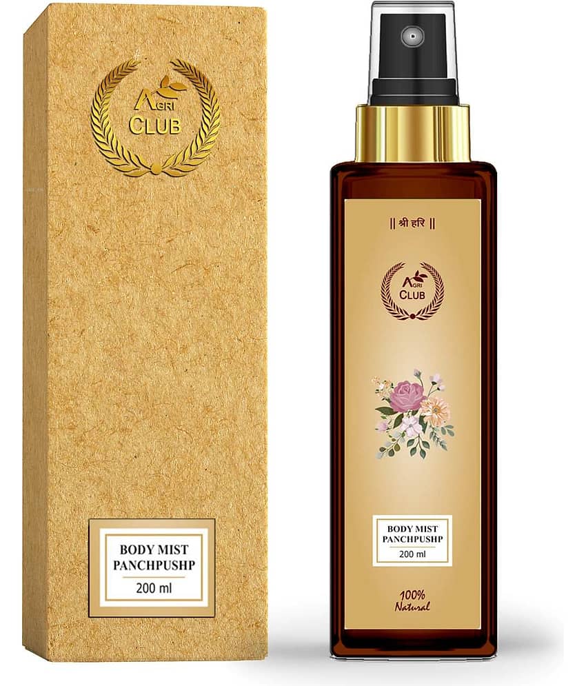 AGRI CLUB - Panchpushp Body Mist For Men,Women 200 ml ( Pack of 1 )