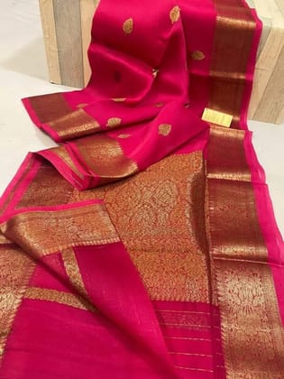 banarasi SOFT KORA ORGANZA SILK saree collection. All over weaving  design.