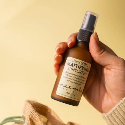 Natural SPF 50 Mattifying Sunscreen (50ml)