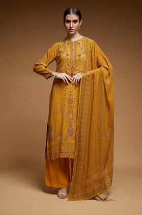 Mustard Color Suit Set-XS
