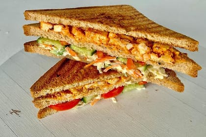 Chicken Tikka Club Sandwich