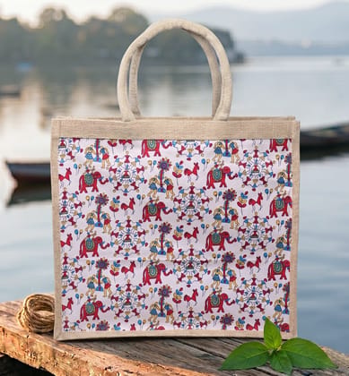 Handcrafted Jute Shopping Bag Handcrafted Jute Shopping Bag