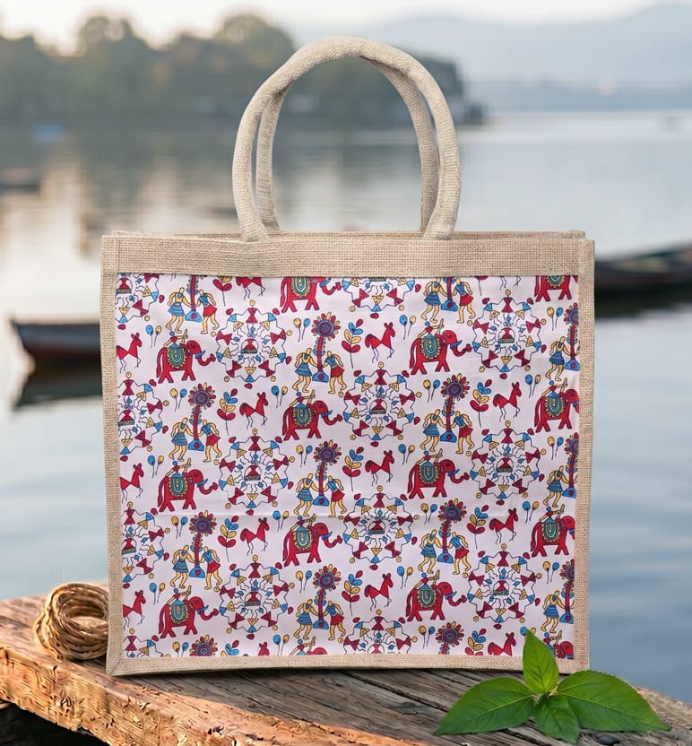 Handcrafted Jute Shopping Bag