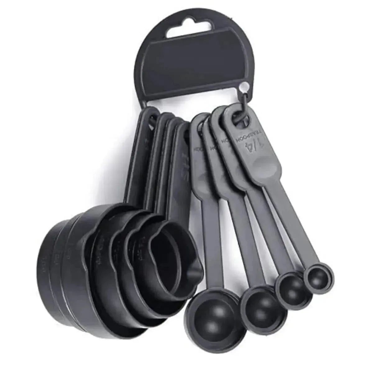 Plastic Measuring Spoon and Cup Set 8-Pieces