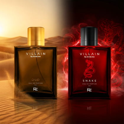 Villain Daring Duo Snake and Oud EDP Perfume Combo 2 x 100ml