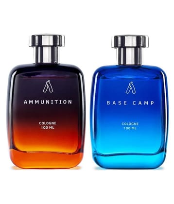 Ustraa Cologne - Ammunition -100 ml & Base Camp -100 ml - Perfume for Men